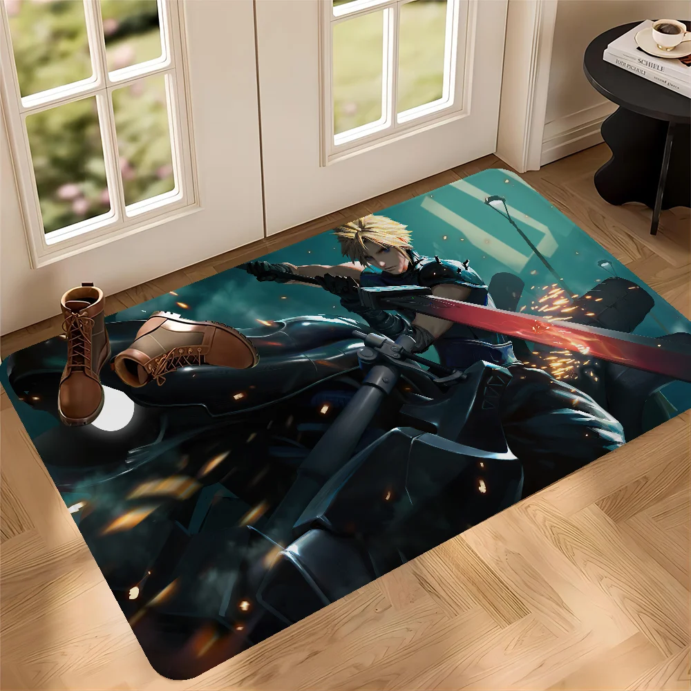 Final Fantasy Video Game Floor Carpet Nordic Style Home Doormat Bathroom-Toilet Mats Bedroom Hotel Decor Mat 6