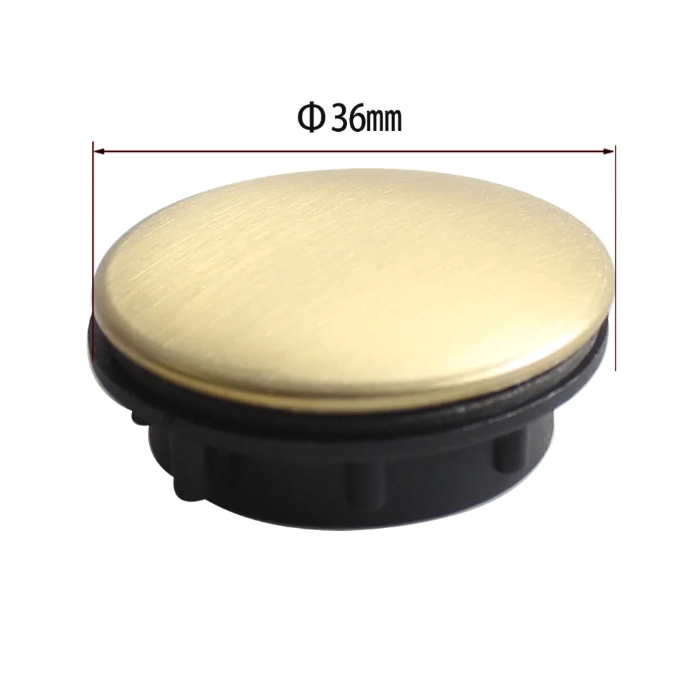 Talea 2PCS Kitchen Sink Accessory Drain Stoppers Sink Tap Hole Cover 304 Stainless Steel Gold Plated