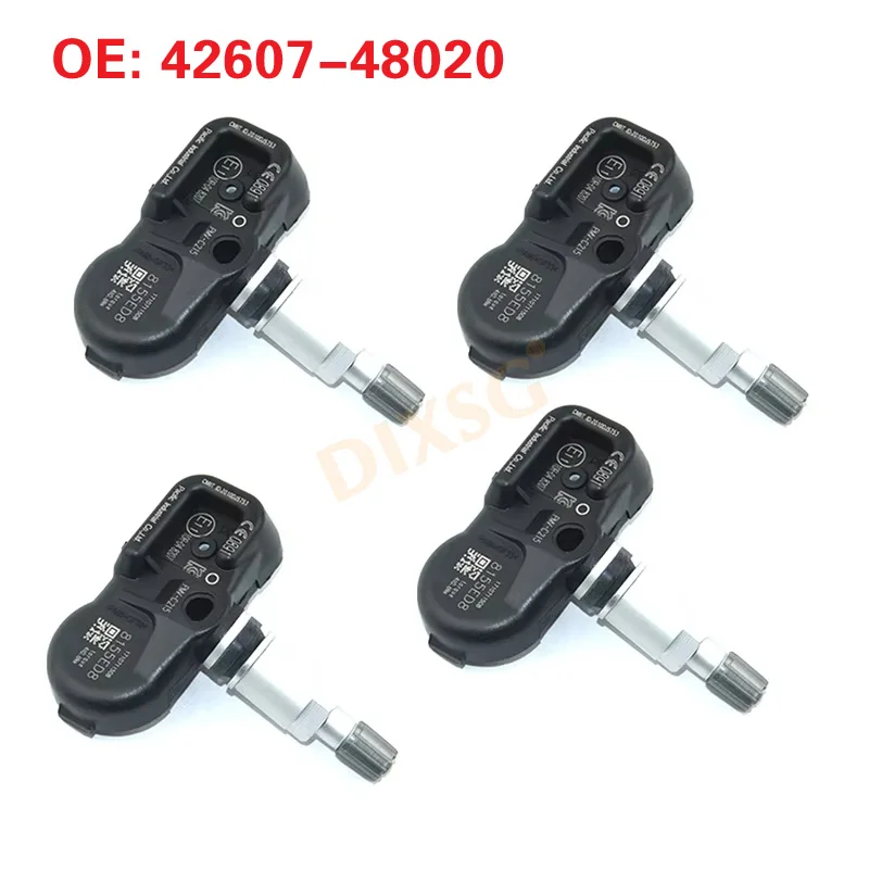 4Pcs Tire Pressure Monistoring Sensor 42607-48020 For Toyota Lexus LC RX C-HR Pacific Camry 4260748020 / PMV-C215 TPMS Sensor