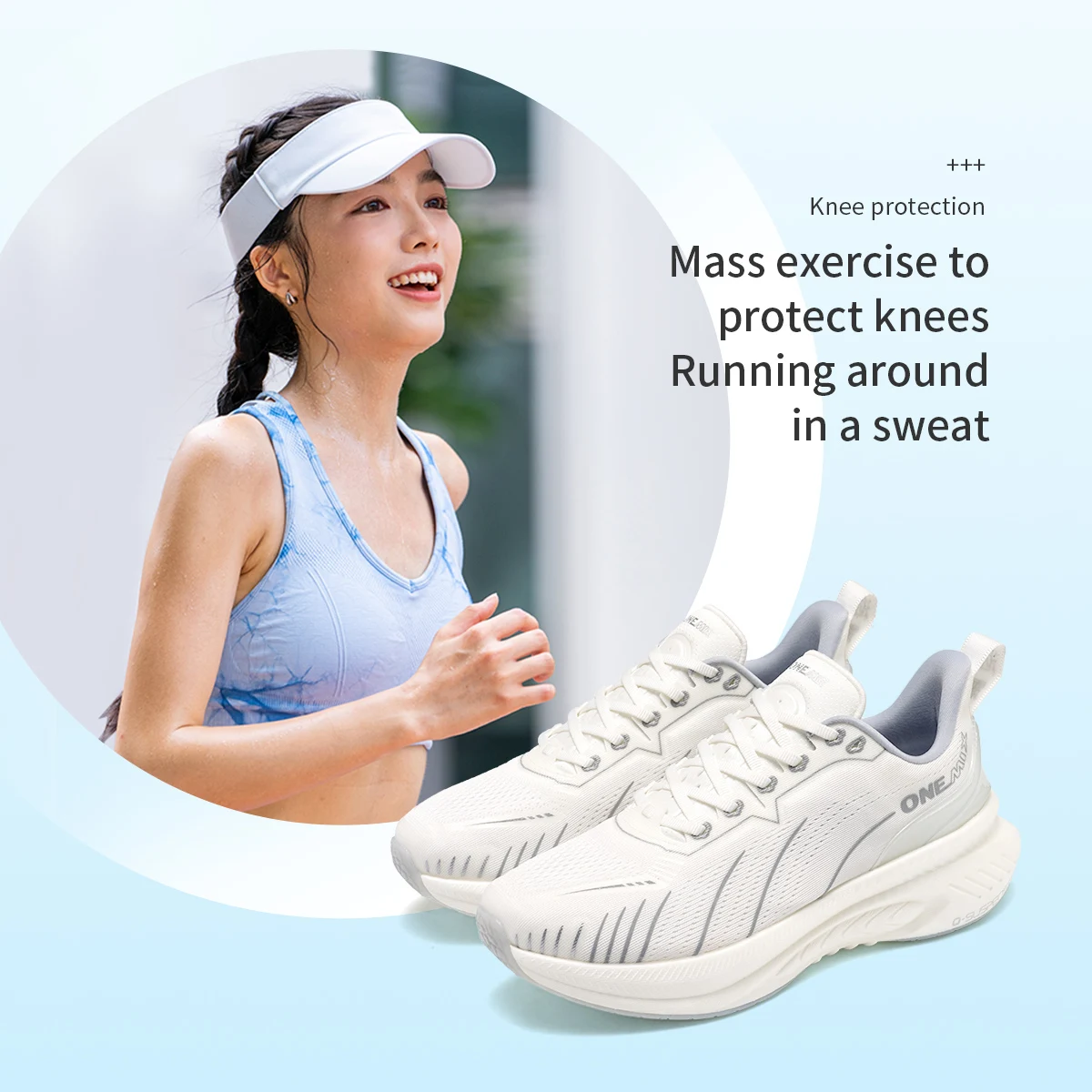 حذاء جري مبطن جديد من ONEMIX للرجال مناسب للعدائين...