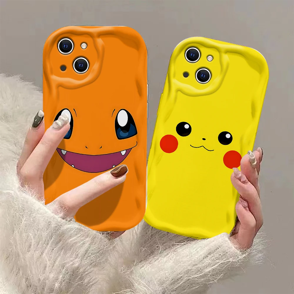 Anime Cartoon Charmander-Themed Phone Case
