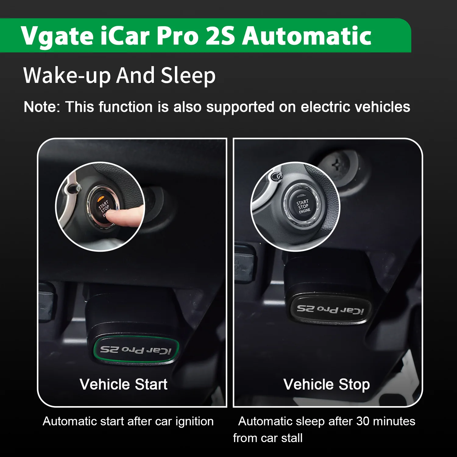OBD2 Scanner OBD Code Reader System Diagnostic Tool Vgate iCar Pro 2S ELM327 Bluetooth 5.3 V2.3 Car OBD Scanner Upgraded EV Auto Diagnostic Tool BimmerCode for IOS Android PC