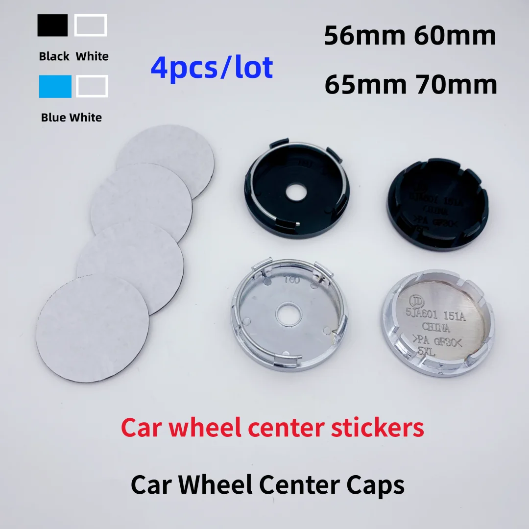 

4pcs 56mm 60mm 65mm 70mm For Car Wheel Hub Center Caps Rim Cover E46 E39 E38 E90 E60 X1 X3 X5 X6 Emblem Badge Logo Accessories