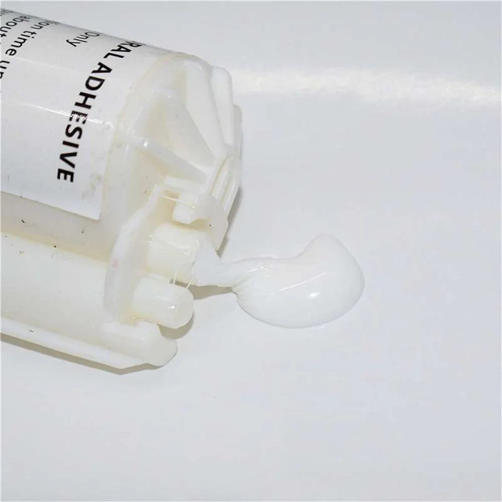 Description Picture 4 of item50ml White 10:1 AB 2-part Bond Rock Plate Granite Plastic Stone Wood Metal Ceramic Glass Quartz Seamless Splicing Bonding