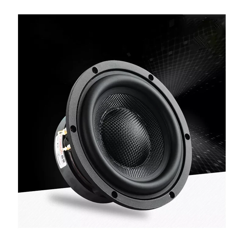 6.5 Inch Subwoofer Speaker Unit Woofer Home Theater System LoudSpeaker 80W Car Audio Modified Speaker High-power HIFI Sound
