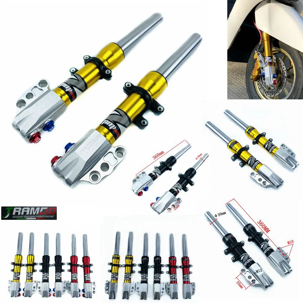 Universale 30 Core 360Mm Scooter E-Moto Forcella Anteriore Ammortizzatore Anteriore Idraulico Per Yamaha Bws Rsz Fuxi Niu N1S/U1 Us U +