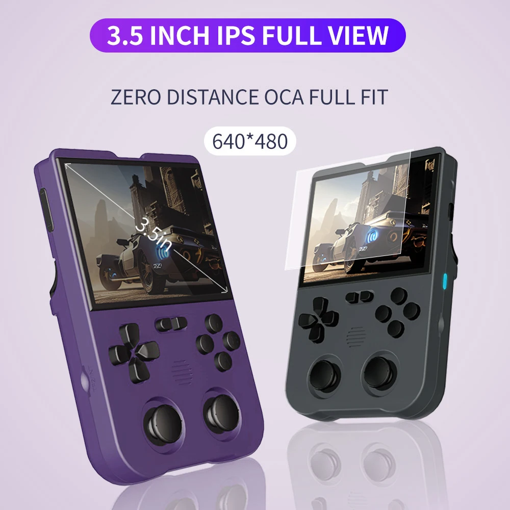 

2023 XU10 Handheld Game Console 3.5" IPS Screen 3000mAh Battery Linux System Built-in Retro Games Portable Video Game Console