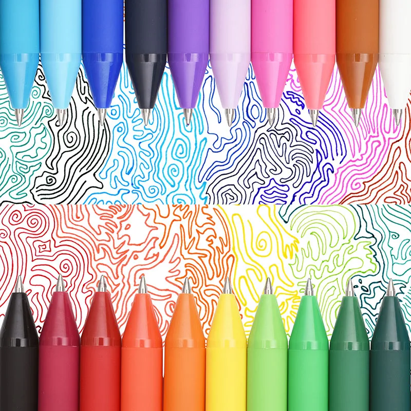 Kawaii Kaco 20/10 Colors Gel Pens 0.5MM Color ink Retractable Stationery Smooth Writing for Journals Notebooks Planner Drawing 4