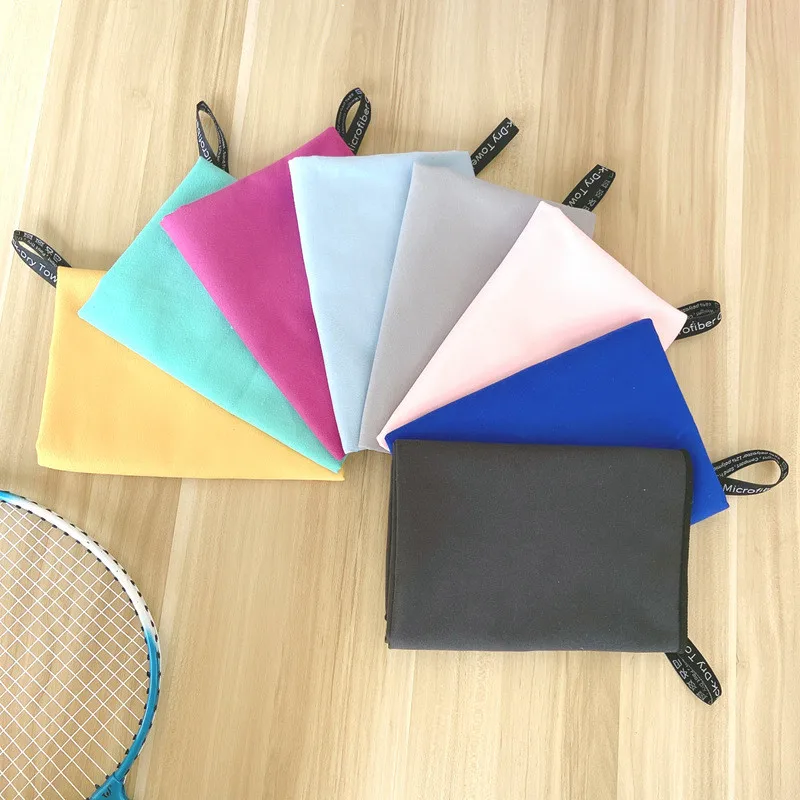 Thickened microfiber travel sports towel fast drying super absorbent big towel super soft gym lightweight swimming yoga microfiber towel