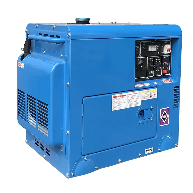 

Ac Motor Factory Price Air Cooled 5kw 7kva 7.5kva 8kw Silent dies el Power Maker Generator Sets Generators