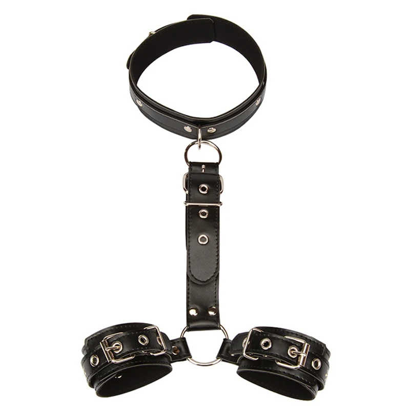 BDSM Bondage Restraints Collar Fetish Gags Adult Games Erotic Sex Toys For Woman Couples Slave Neck Handcuffs sex party toys,erotic sex toy,sex toys,sex bondage toys