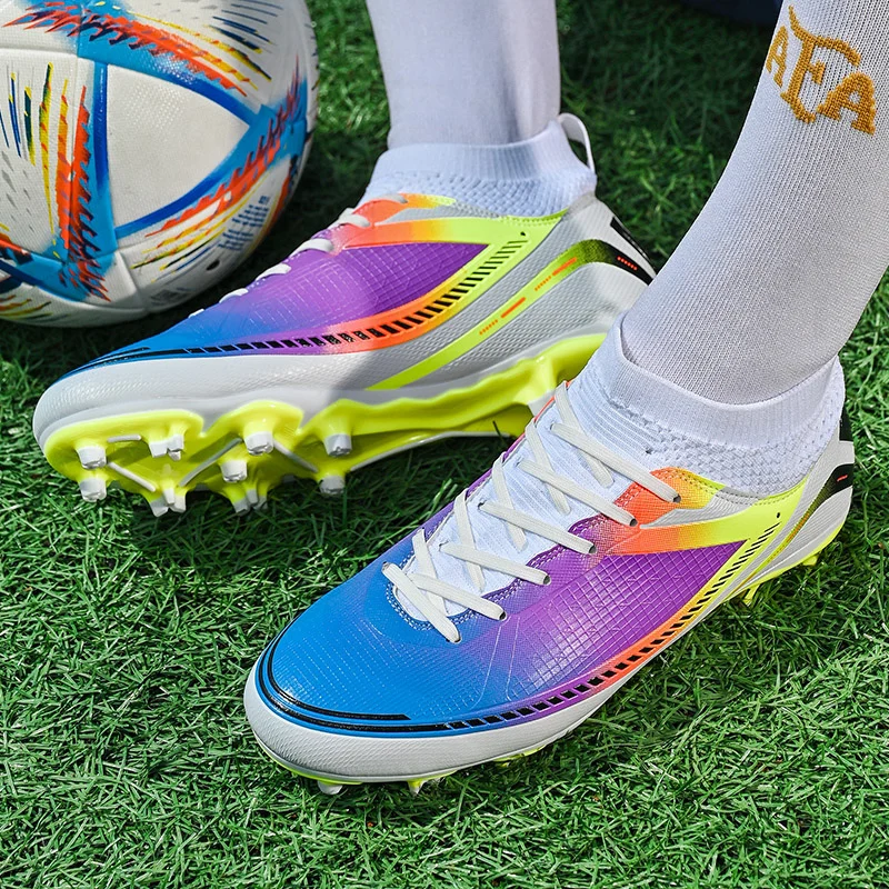 FG/TF-botas de fútbol profesionales para hombre, zapatos de fútbol, transpirables, antideslizantes, para niño
