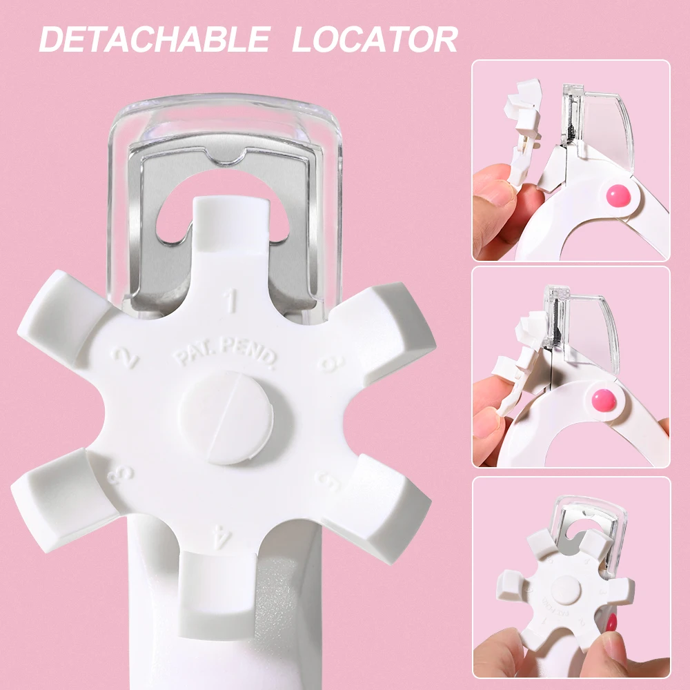 1Pcs Adjustable Acrylic Nail Clippers Sizer/Catcher Stainless Steel Nail Trimmer False Tips Cutter