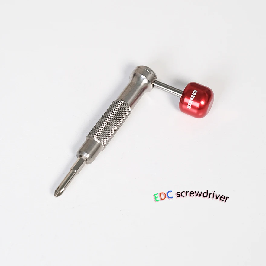 Lollipop-Schraubendreher, EDC-Werkzeug, hochwertiges multifunktionales Schlüsselanhänger-Form-Magnet-Schraubendreher, tragbares Fahrrad-Reparatur-Werkzeug aus Stahl