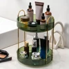 360 Degree Rotating Cosmetic Display Case Detachable Makeup Organizer Light Luxury Versatile for Dressing Table Washing Table 2