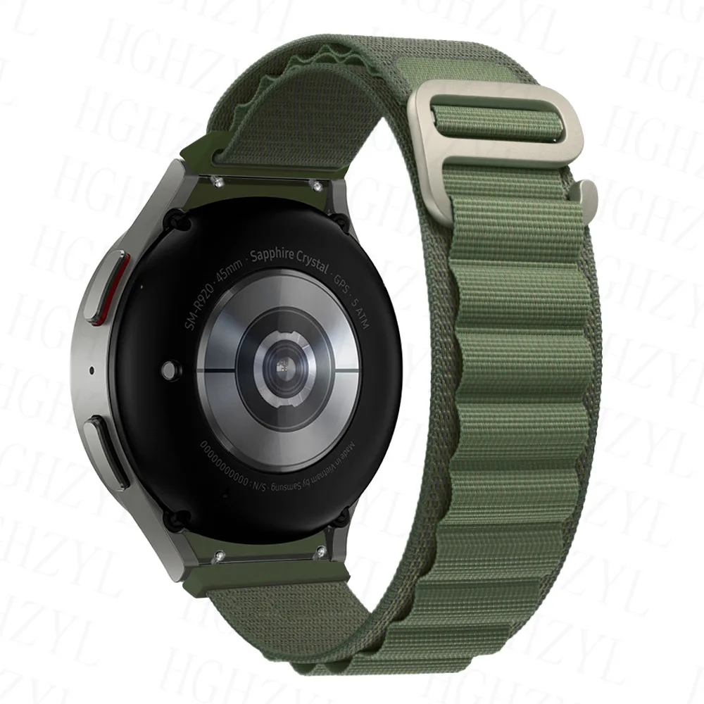 Alpine Loop Strap - Premium Sport Nylon Band, Color 2, 22mm