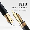 Size 5, 6 German SCHMIDT/BOCK gold-plated/silver fountain pen nib EF 0.38mm /F 0.5mm Nib Stationery Office Supplies Writing Pen 1