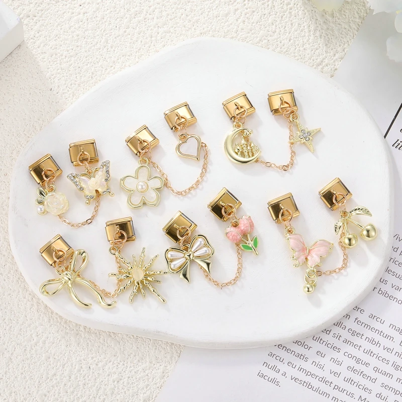 Gold Modular Chain Stainless Steel Fashion Jewelry