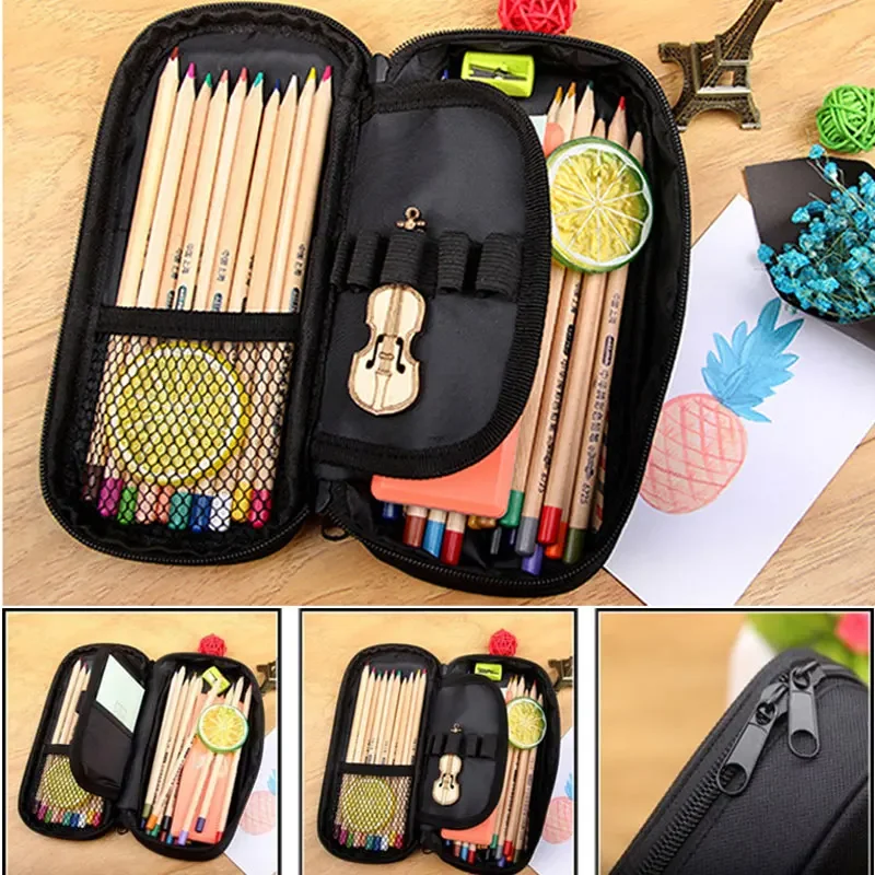 Customize Your Logo / Name  / Image Cosmetic Cases Cartoon Pattern Pencil Bag  Teenager Boys Girls Stationary Bag Pencil Holder 6