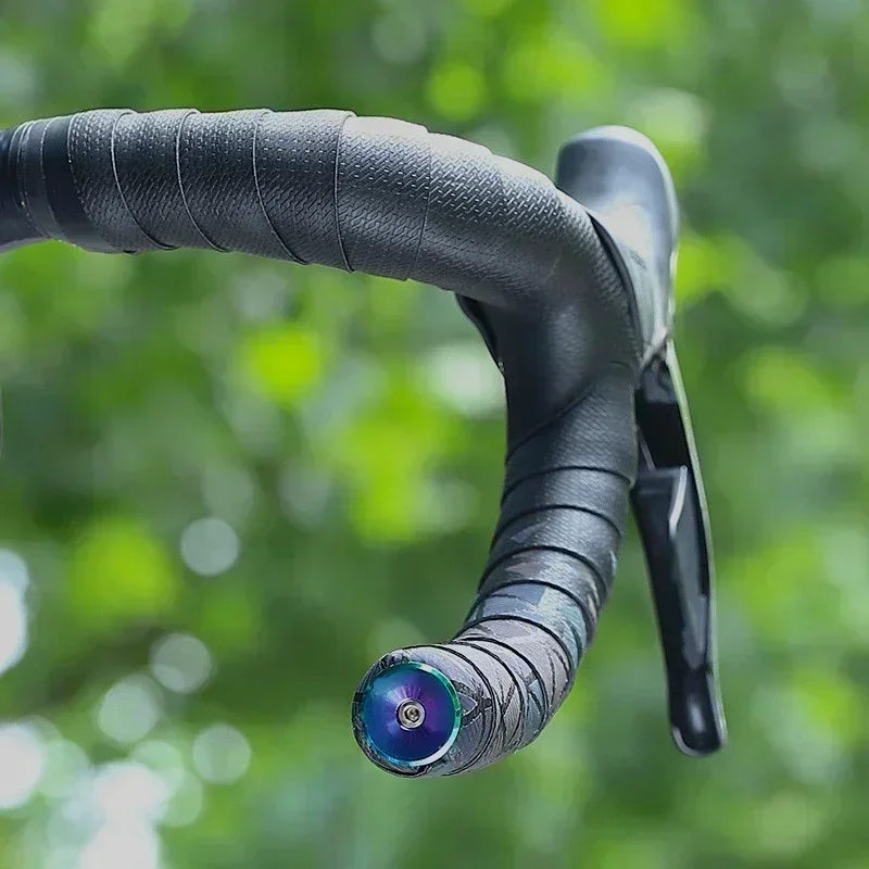 2PCS Bicycle Handlebar Bar End Plugs Caps Expansion Lock Plug Alloy Road Bike Handlebar Tape Outdoor Accessories