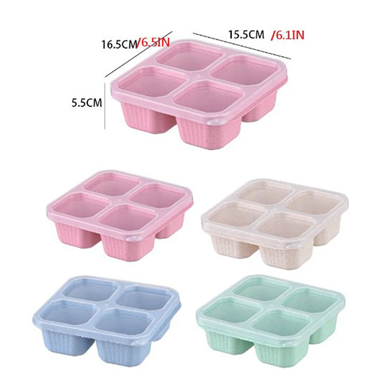 Compartments Salad Container for Lunch Reusable BPA Free Food Prep  Containers for Kids Lunchable Kids Snack