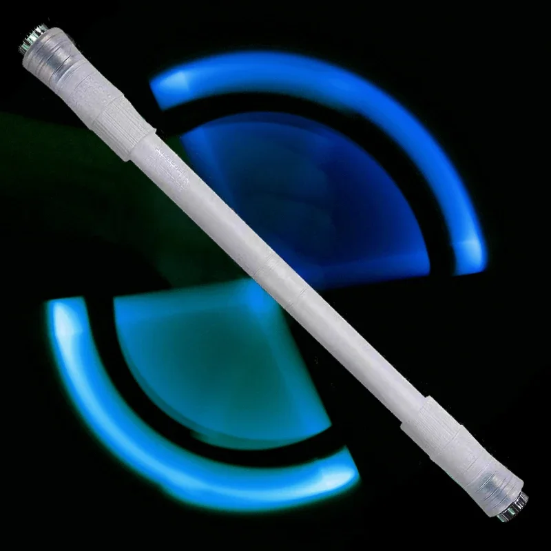 Color LED Light Pen Fingertip Felt Tip Pen Toy Luminous Cool Fidget Spinner Pen Decompression Toys for Children and Adults 2