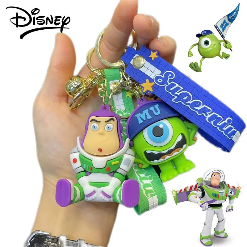 Disney Toy Story Buzz Lightyear Woody Jessie Keychain New Cartoon Pvc