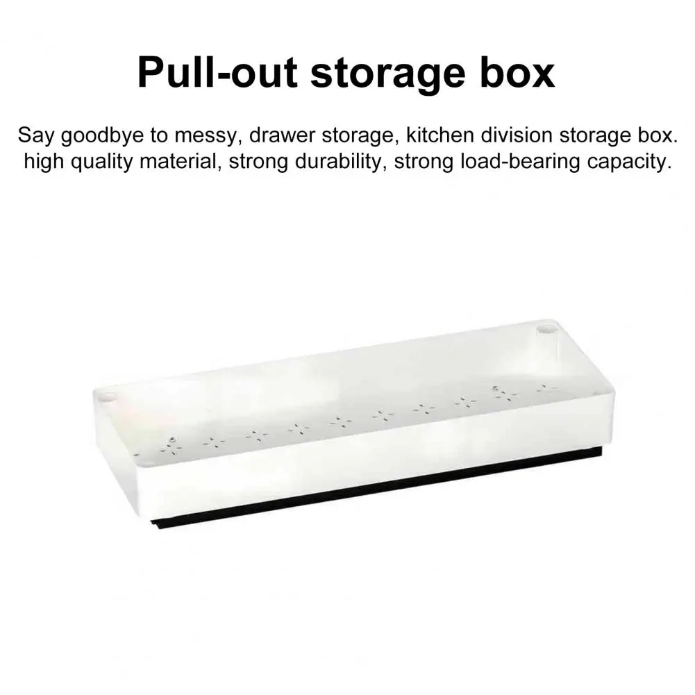 Clutter-free Storage Solution Kitchen Cabinet Organizer with Divider Racks Heavy Duty Slide Out Drawers for Cabinets Expandable