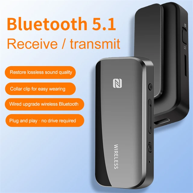  Bluetooth Adapter Bluetooth Receiver 5.0 Bluetooth Audio  Receiver Adapter,NFC Wireless Bluetooth Extender, Bluetooth Adapter for  Stereo Receiver 3.5mm : Electronics