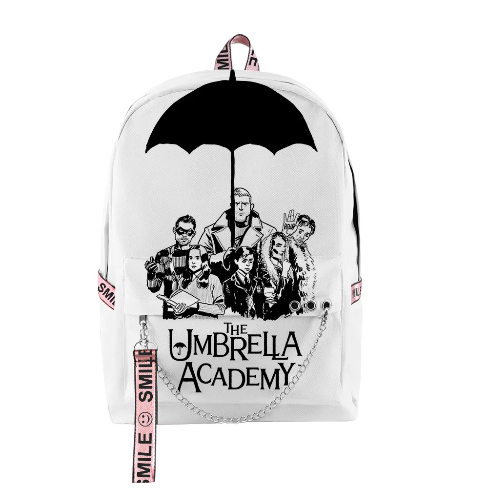 Hip Hop Popolare The Umbrella Academy School Bags Unisex 3D Print Oxford Waterproof Notebook Zaini Da Viaggio Multifunzione