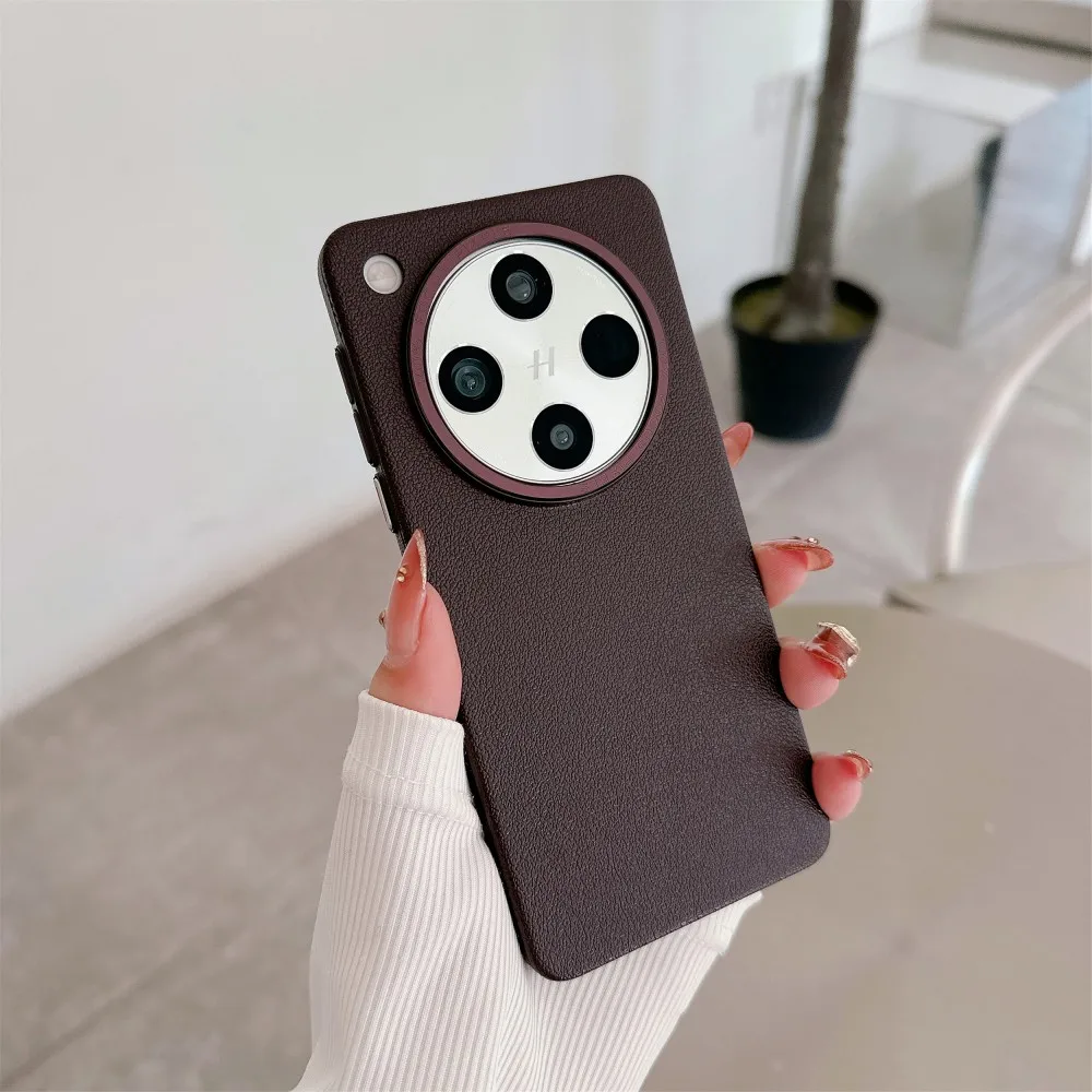 Lichee Pattern Matte Protective Back Cover - Full Cover Phone Shell