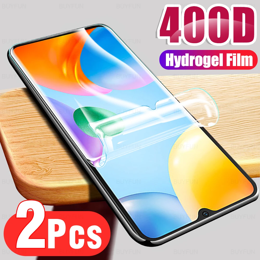 2pcs Soft Hydrogel Film Screen Protectors For Xiaomi Redmi 10c 6.71