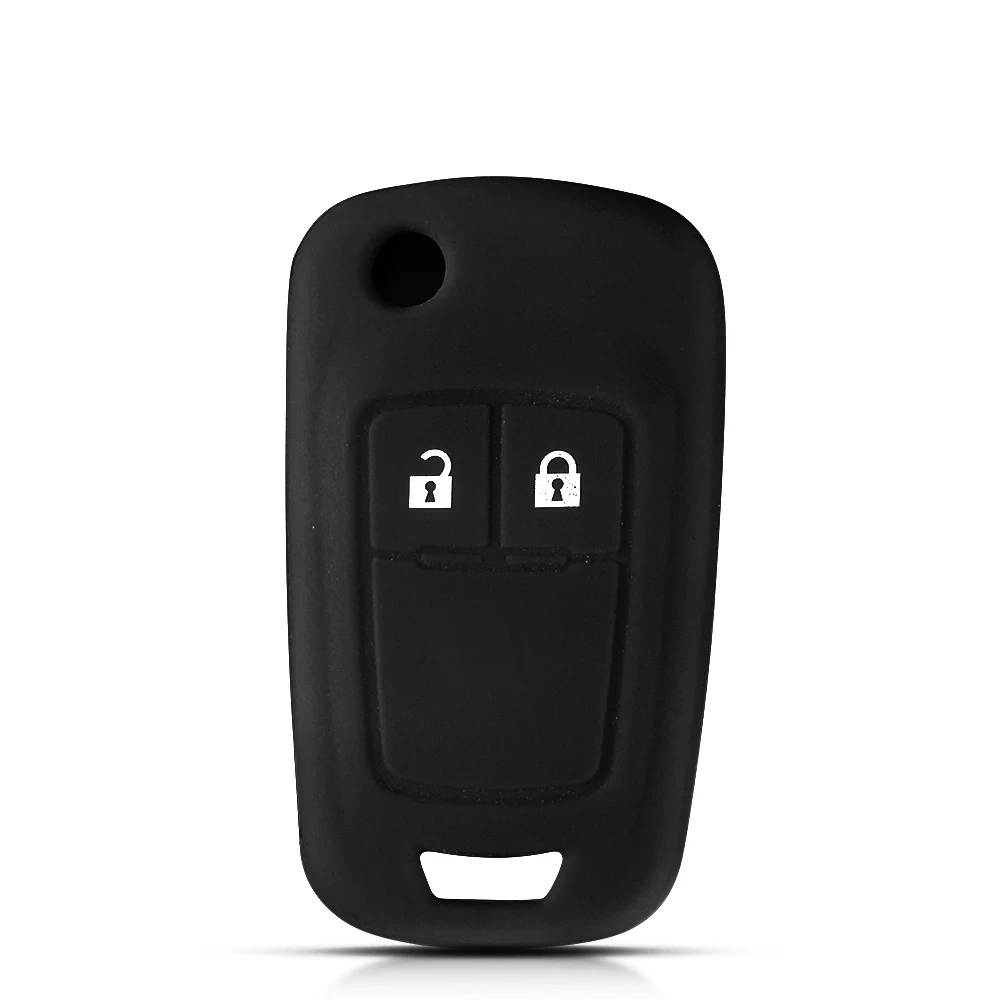 Silicone Car Remote Key Cover Case 2 Buttons For Chevrolet Chevry Cruze Sedan Hatchback Malibu Trax Aveo 2009-2015 key case cover key case car key shell
