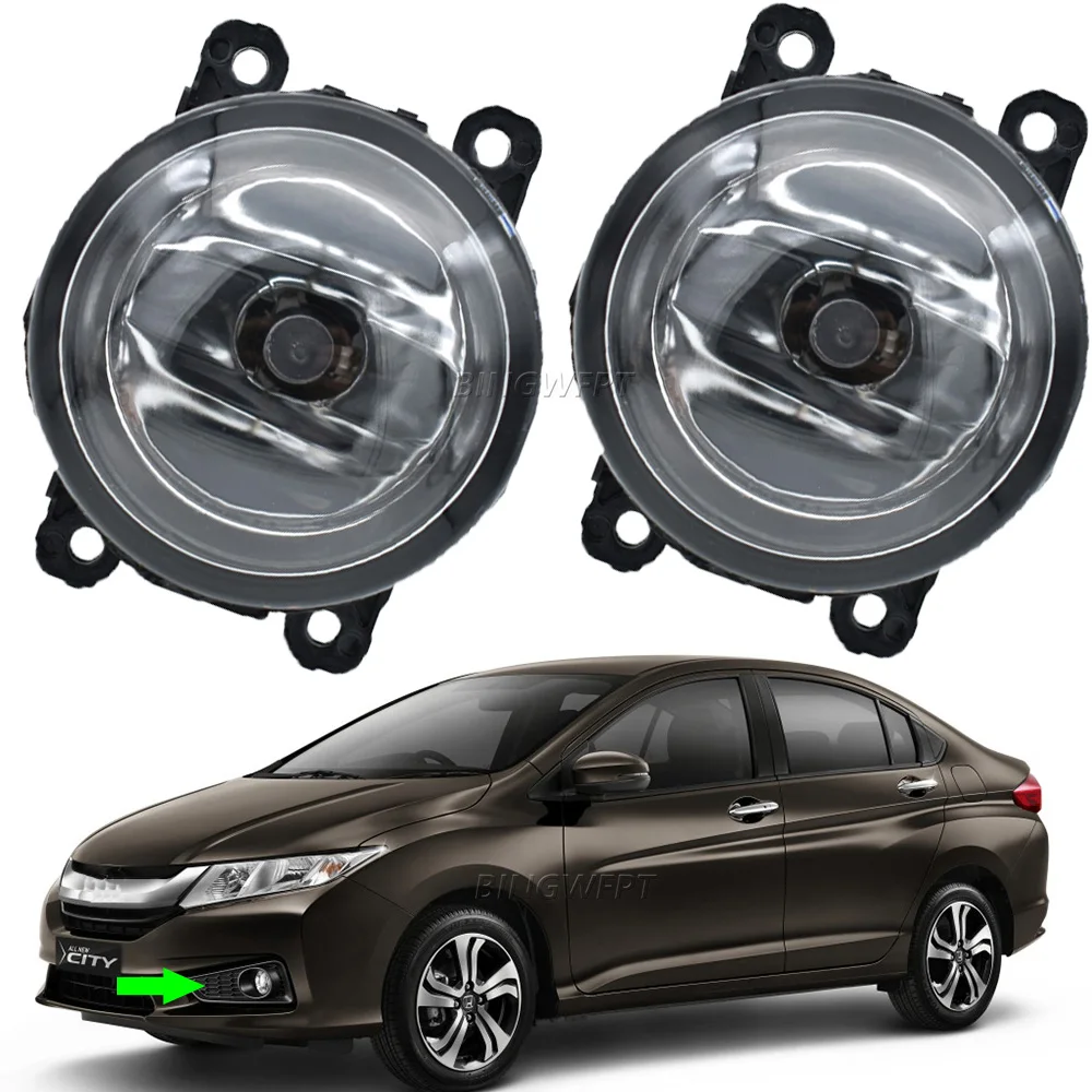Led Fog Lamp Drl 12v H11 Daytime Running Light For Honda City Grace 