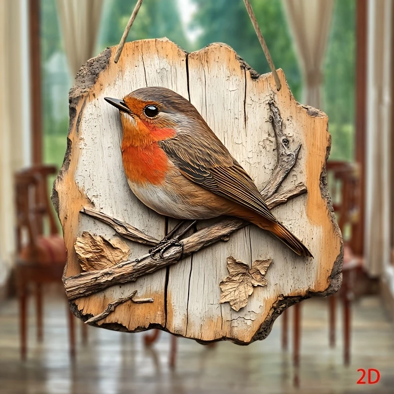 Vintage Bird Wall Sign 4