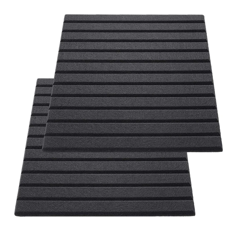 

16 упаковок, звукоизоляционная панель, звукоизоляционная прокладка и плитка со скошенными краями, для украшения стен и звукоизоляции