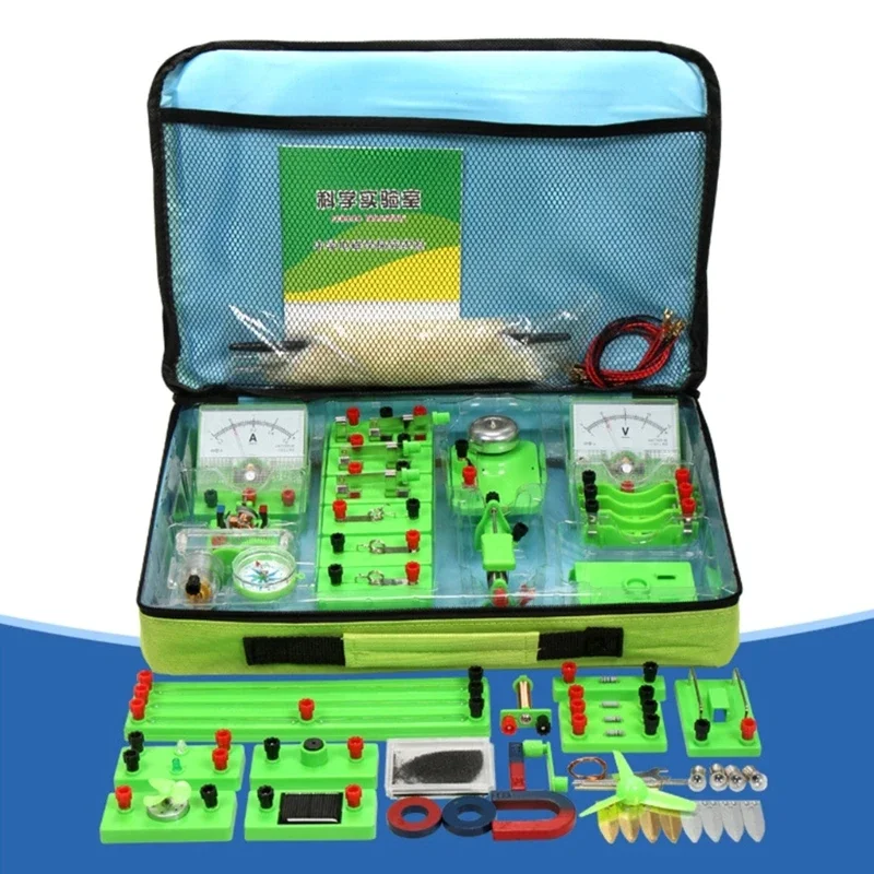 

Physics Labs Learning Basic Electricity Discovery Principles Kits Physics Experiment Equipment Set for School Learning