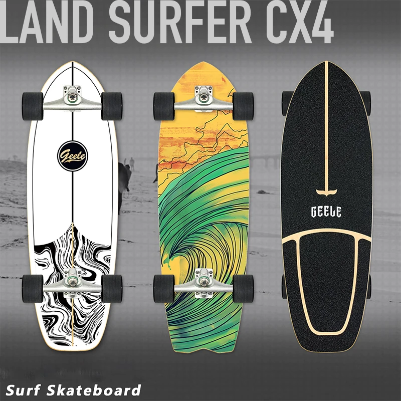 

Доска для серфинга Land Surfer, скейтборд CX4, доска для тренировок по серфингу и катанию на лыжах, симуляция серфинга без педалей