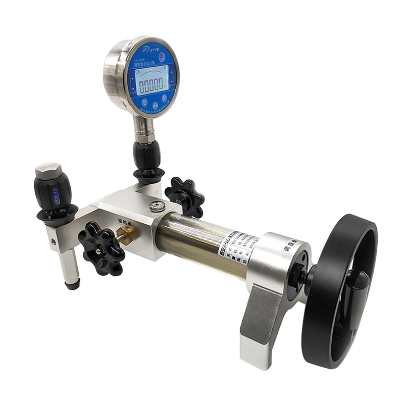 

YWQ-1442 Comparison Pneumatic Test Pump SUS 304 Stainless Steel Pressure Calibration Pump Hydraulic 0-70mpa