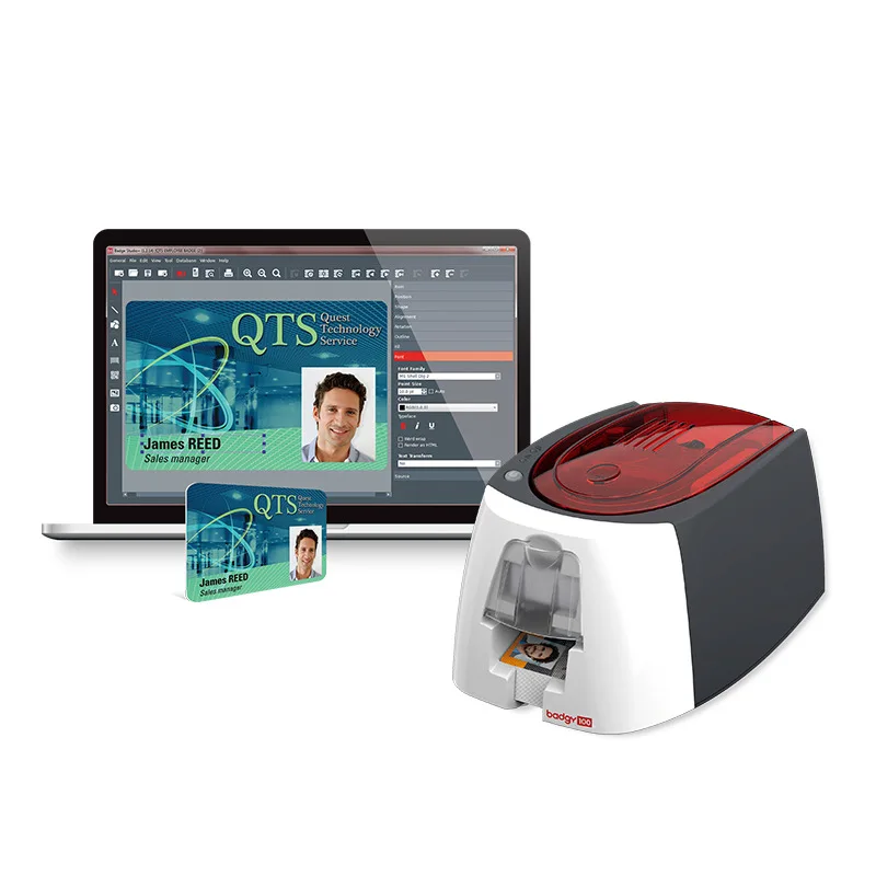 

Evolis PVC Card Printer badgy100