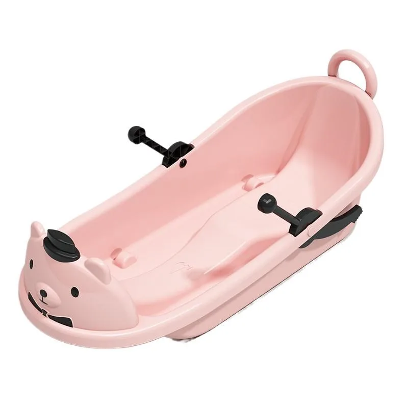 눈썰매 대형 Double Thick Snowboard Skiing Board Kids Sand Skating Rim Wear-Resistant Adult and Children Snow Sledge Sled
