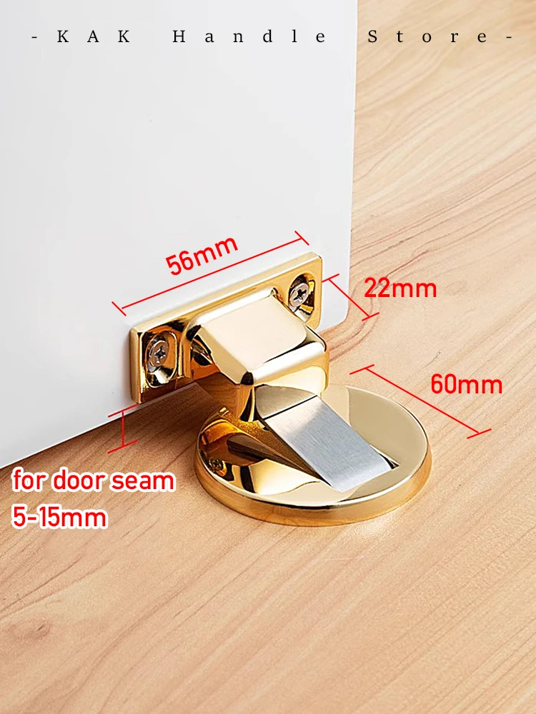 Non-Punch Magnetic Door Stopper Hidden Doorstop Door Holder Zinc Alloy Wall Protector Wind-Proof Stop Hardware door stopper,magnetic door stopper