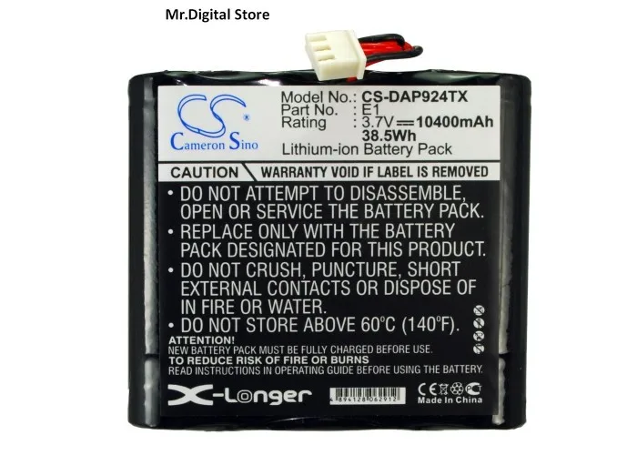 

Cameron Sino 10400mAh Battery E1 for Pure Evoke 1S,Evoke 2S,Evoke Flow,Evoke Mio,EVOKE-1S,Evoke-2S,EvokeE-1S, One Flow, VL-60924