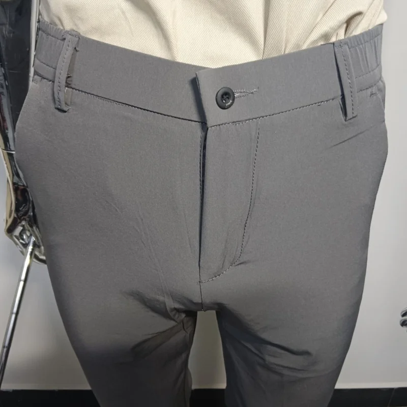 2024 Ice silk golf pants, new summer men's golf sports pants, fashion breathable elastic golf pants, high quality tennis pants