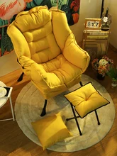 

Lazy Sofa Single-Seat Sofa Chair Dormitory Computer Chair Modern Simple Home Bedroom Balcony Backrest Recliner
