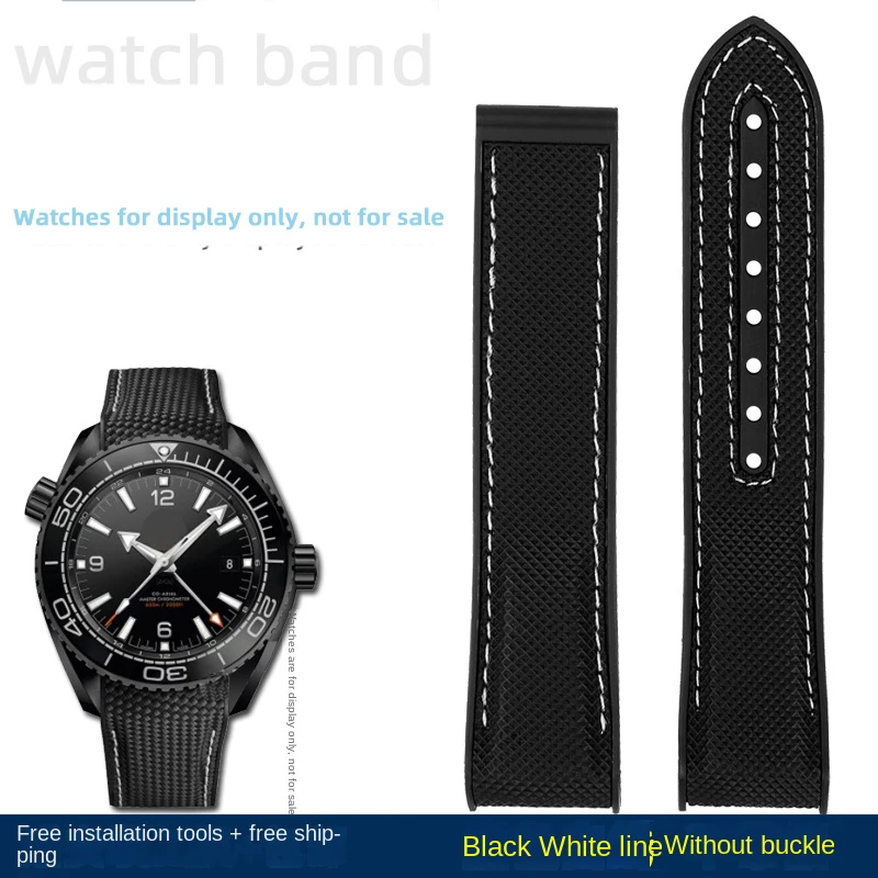 Premium Nylon Waterproof Strap in Orange - 20mm, 21mm, 22mm Sizes