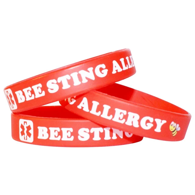 2 Pack - Adjustable Size Peanut Allergy Bracelets for Kids - for Wrists or  Even as A Tag on A Bag or Backpack - for Ages 4 and up - Strong and Durable  - Walmart.com