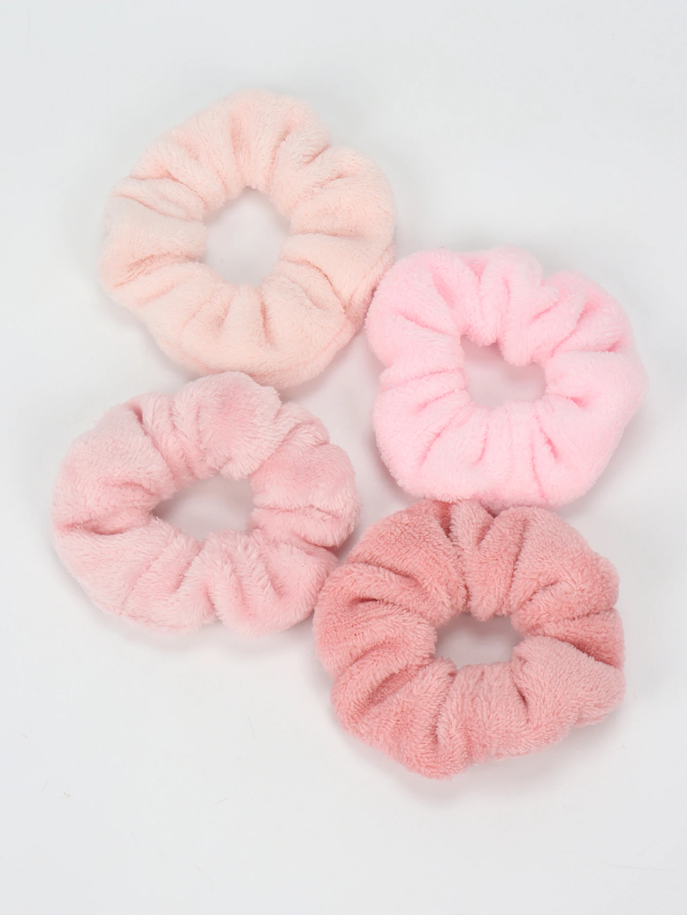 Flauschige Plüsch Haargummis Weiche Elastische Zopfgummis_voghion.com
