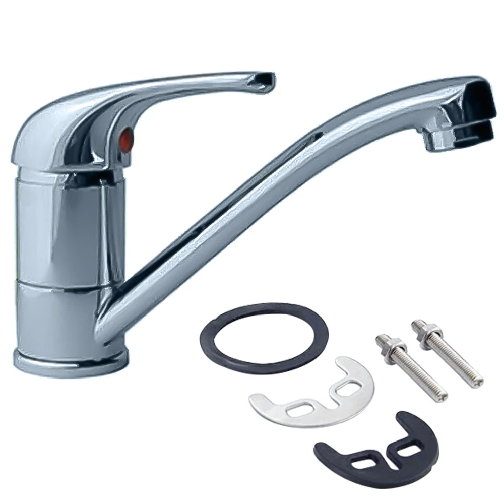 Mixer Tap With 12mm Push Fit Tail Non Microswitched For Motorhome Camper Boat Sink Faucet Long Spout Old Horseshoe Mixing Valve micwl smr800 usb wireless bluetooth mixer karaoke studio stage mixing console sound with usb 48v monitor recording 16dsp