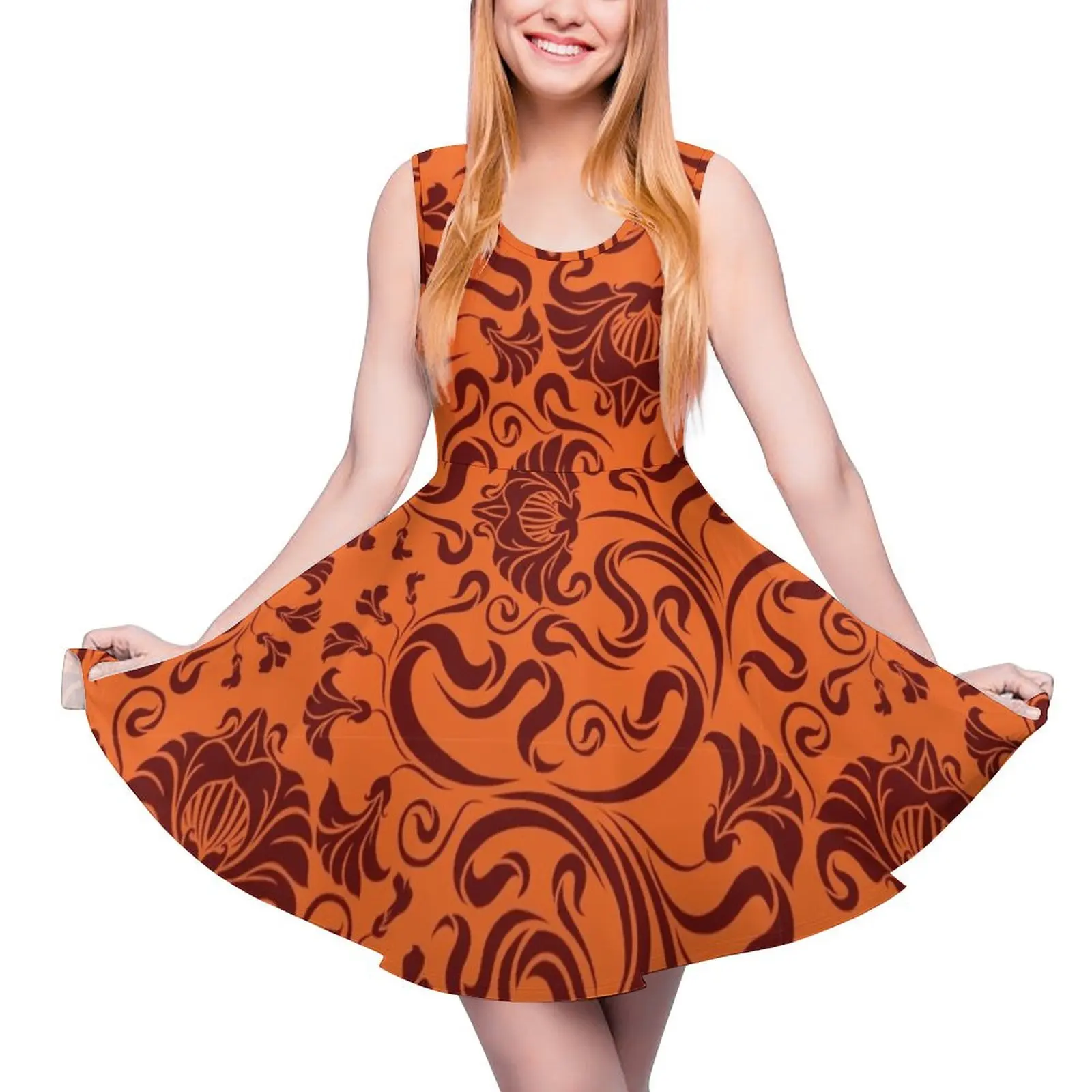 

Virginia - Floral Round Neck Dress summer clothes for women womans clothing dress party night